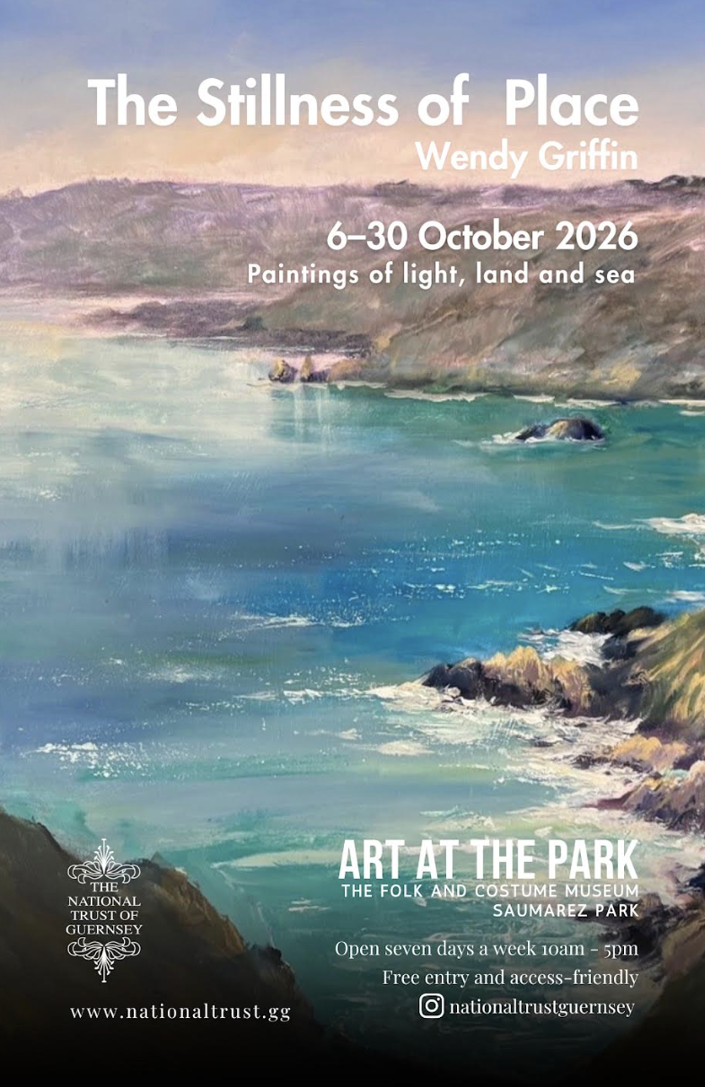 Poster for Art at the Park: 'The Stillness of Place' by Wendy Griffin
