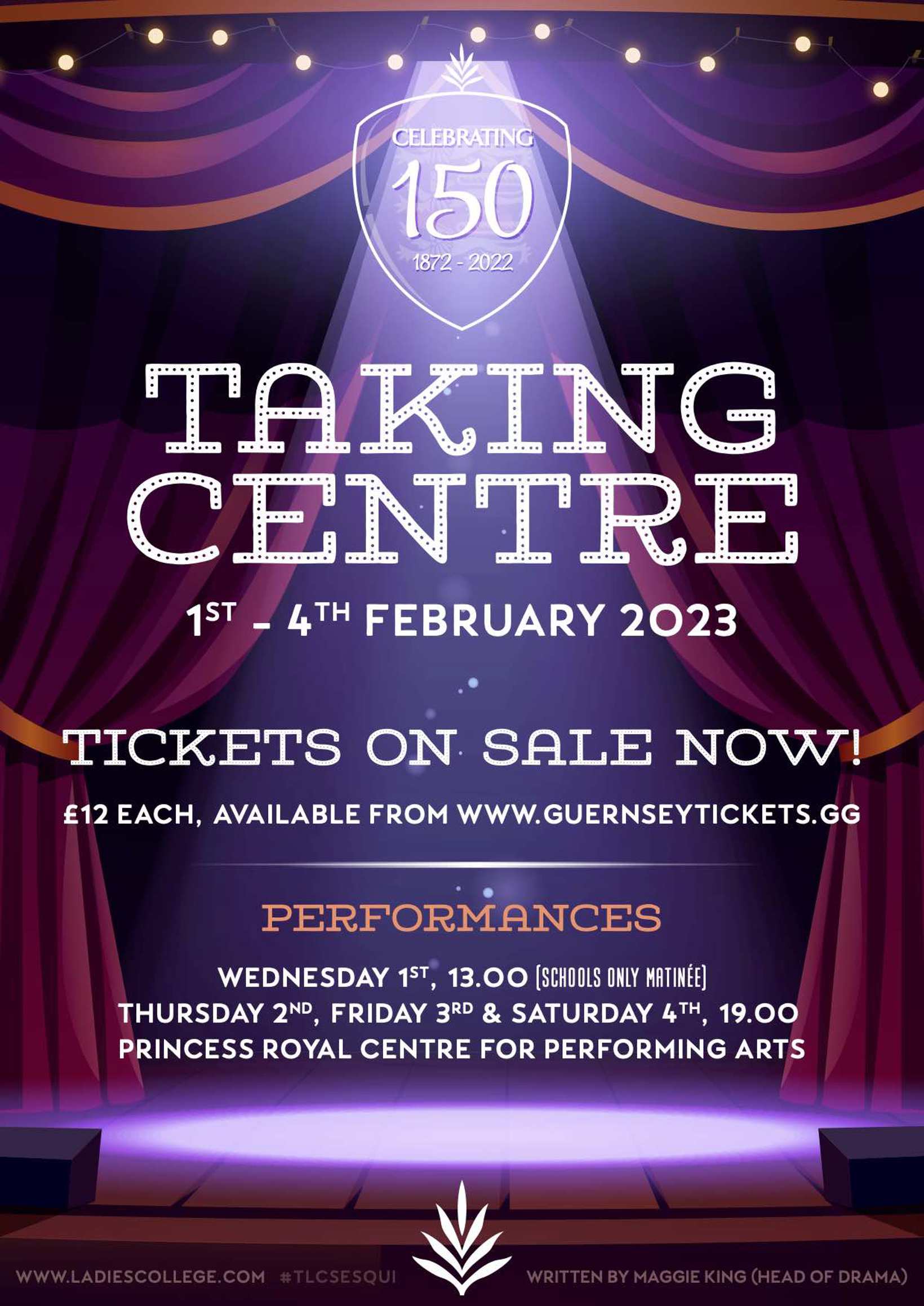 Ladies College Presents - Taking Centre