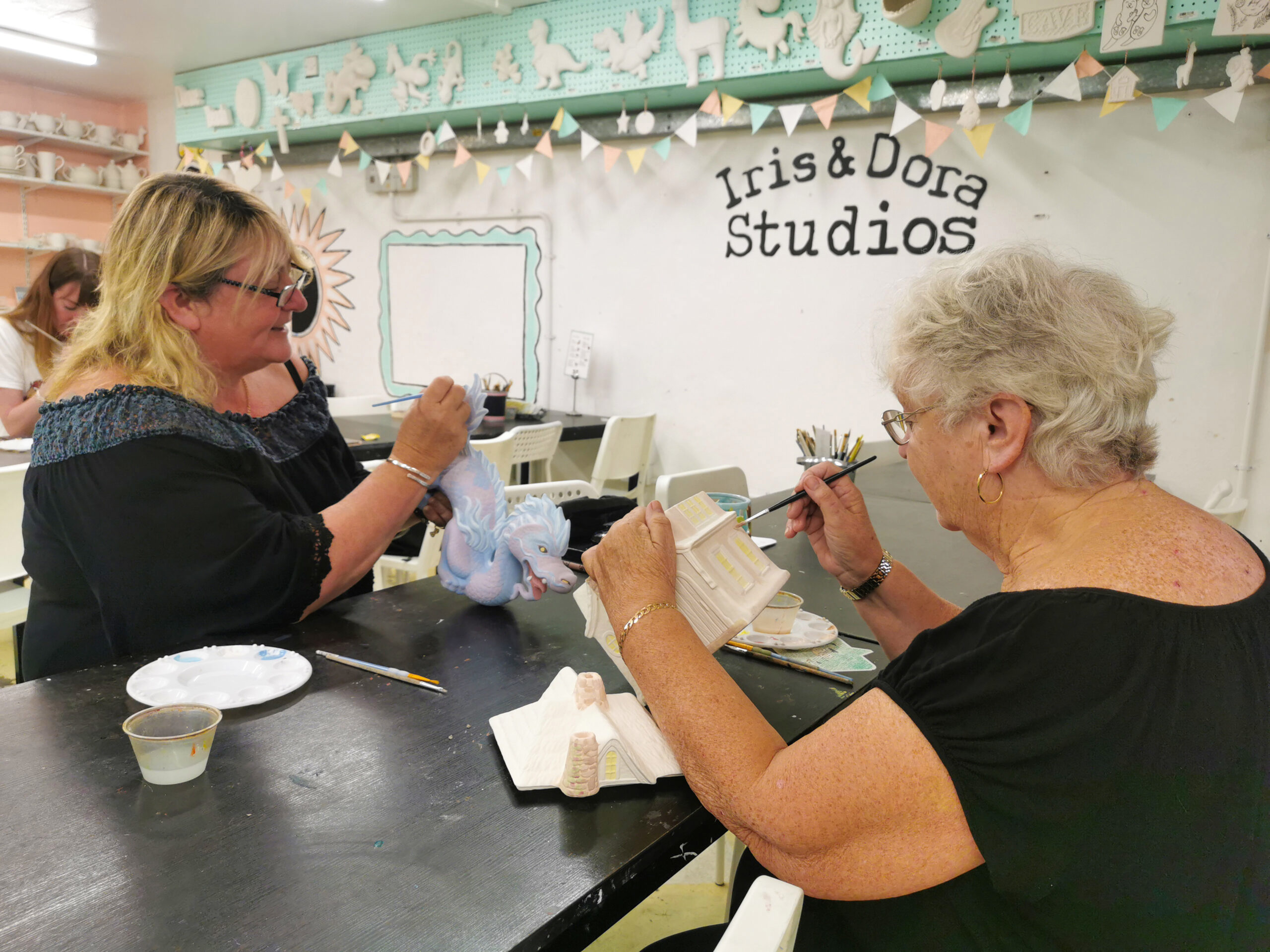 Late Night Pottery Painting Wednesdays | Iris & Dora