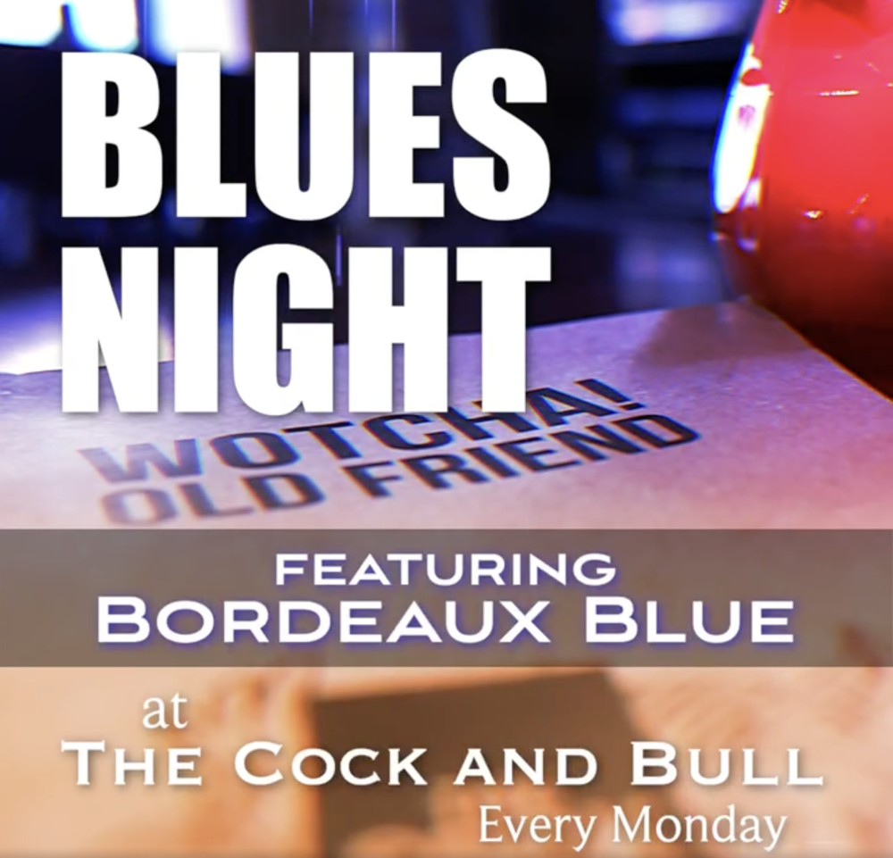 Poster for Blues Night at The Cock and Bull