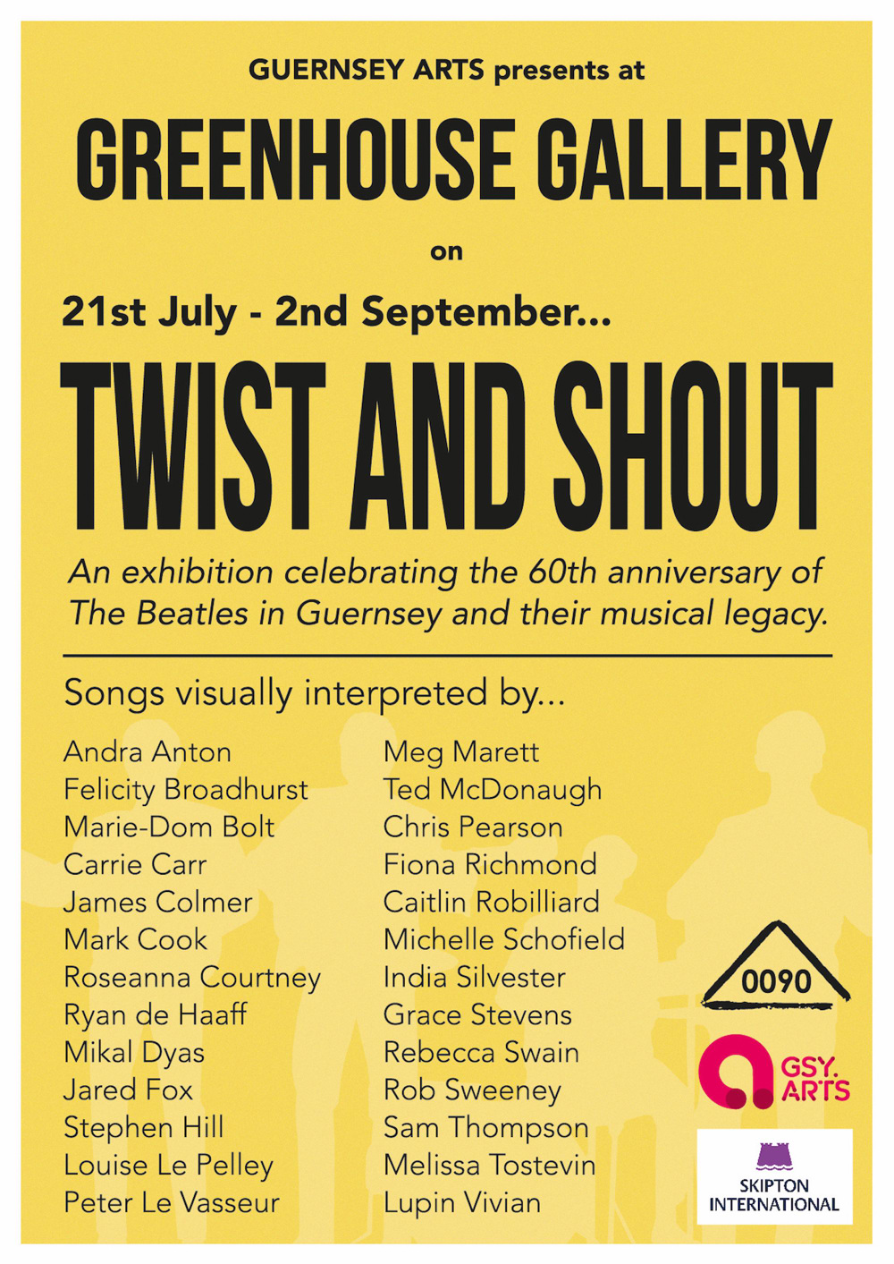 Poster for Twist and Shout: A Beatles Exhibition