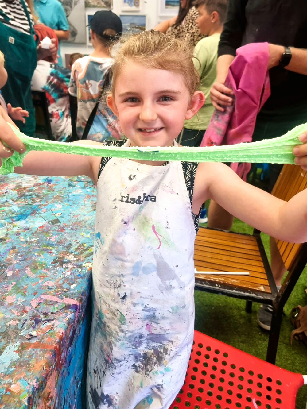 Poster for Iris & Dora Spooky Slime workshop