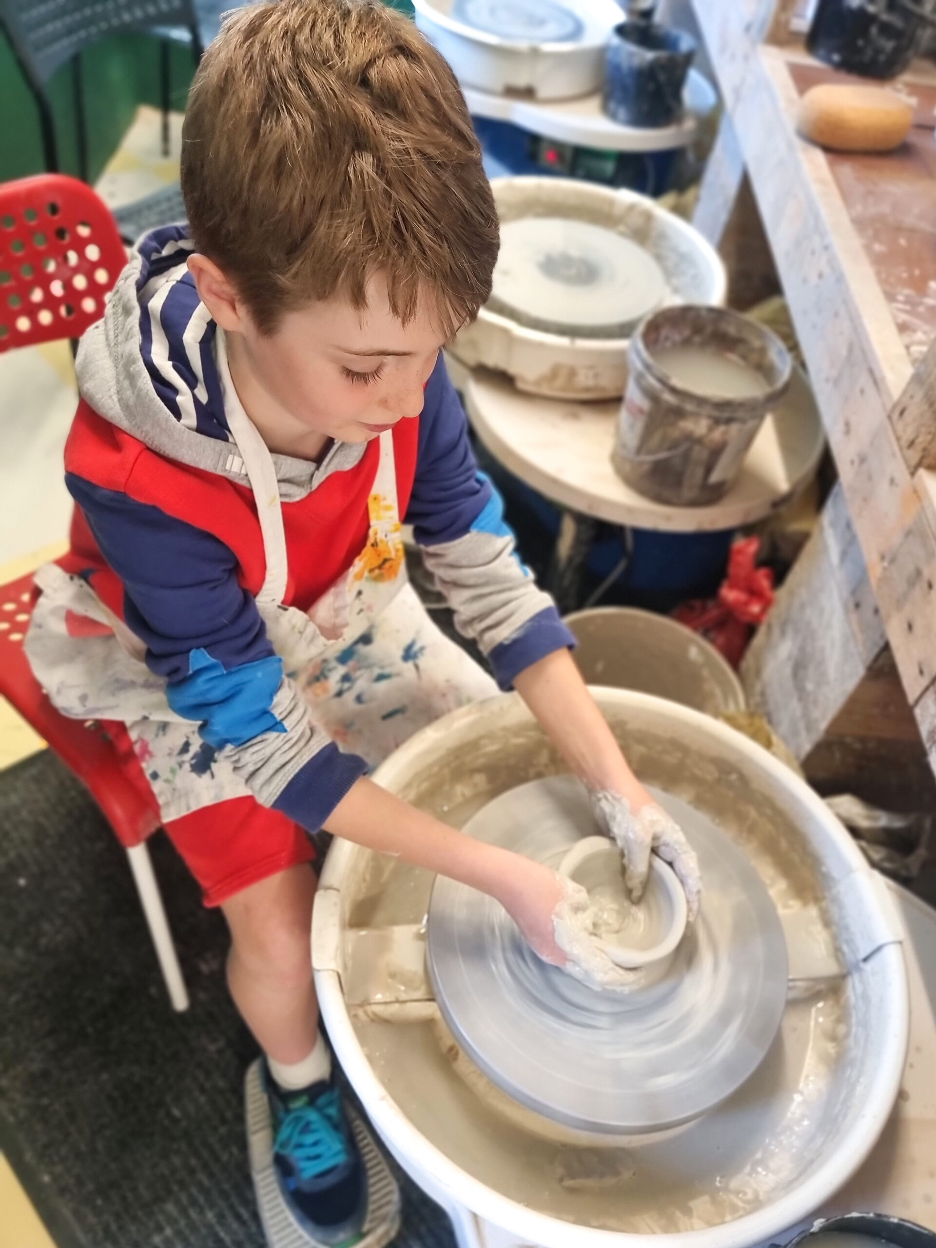Pottery Wheel Taster Session | Iris & Dora