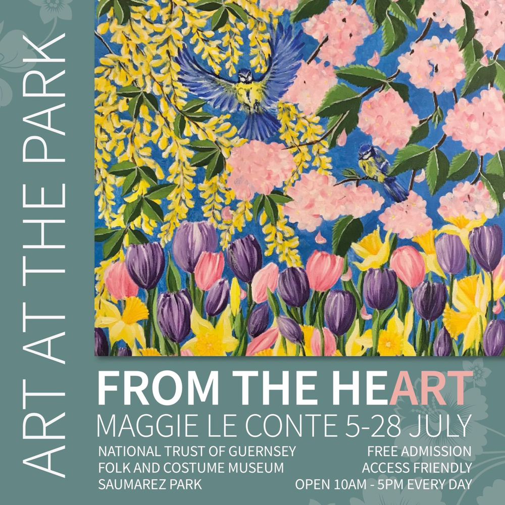Poster for Art at the Park - From the HeART by Maggie Le Conte