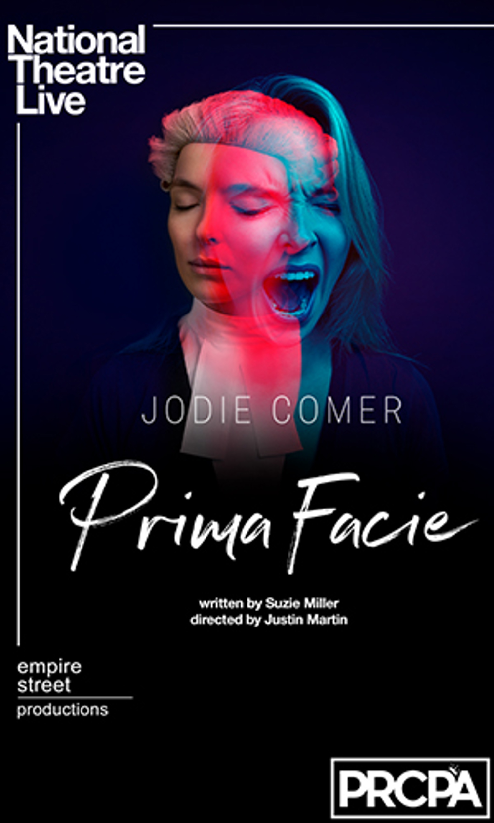 Poster for National Theatre Live: Prime Facie
