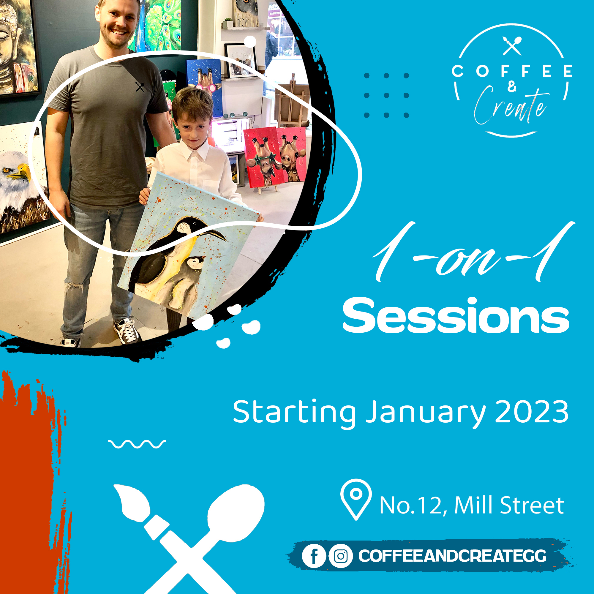 1-on-1 Coffee & Create Sessions