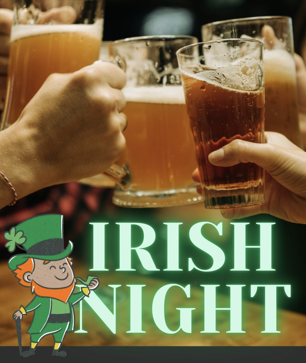 Poster for Irish Night at The Cock & Bull
