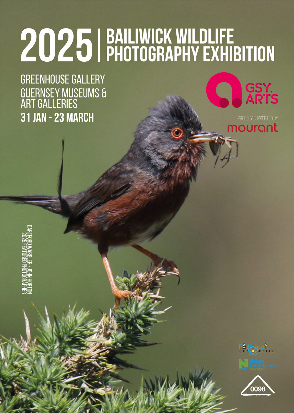 Poster for 2025 Bailiwick Wildlife Photography Exhibition