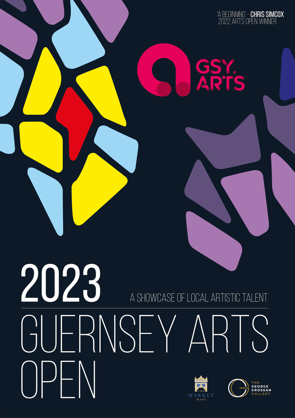 Poster for 2023 Guernsey Arts Open
