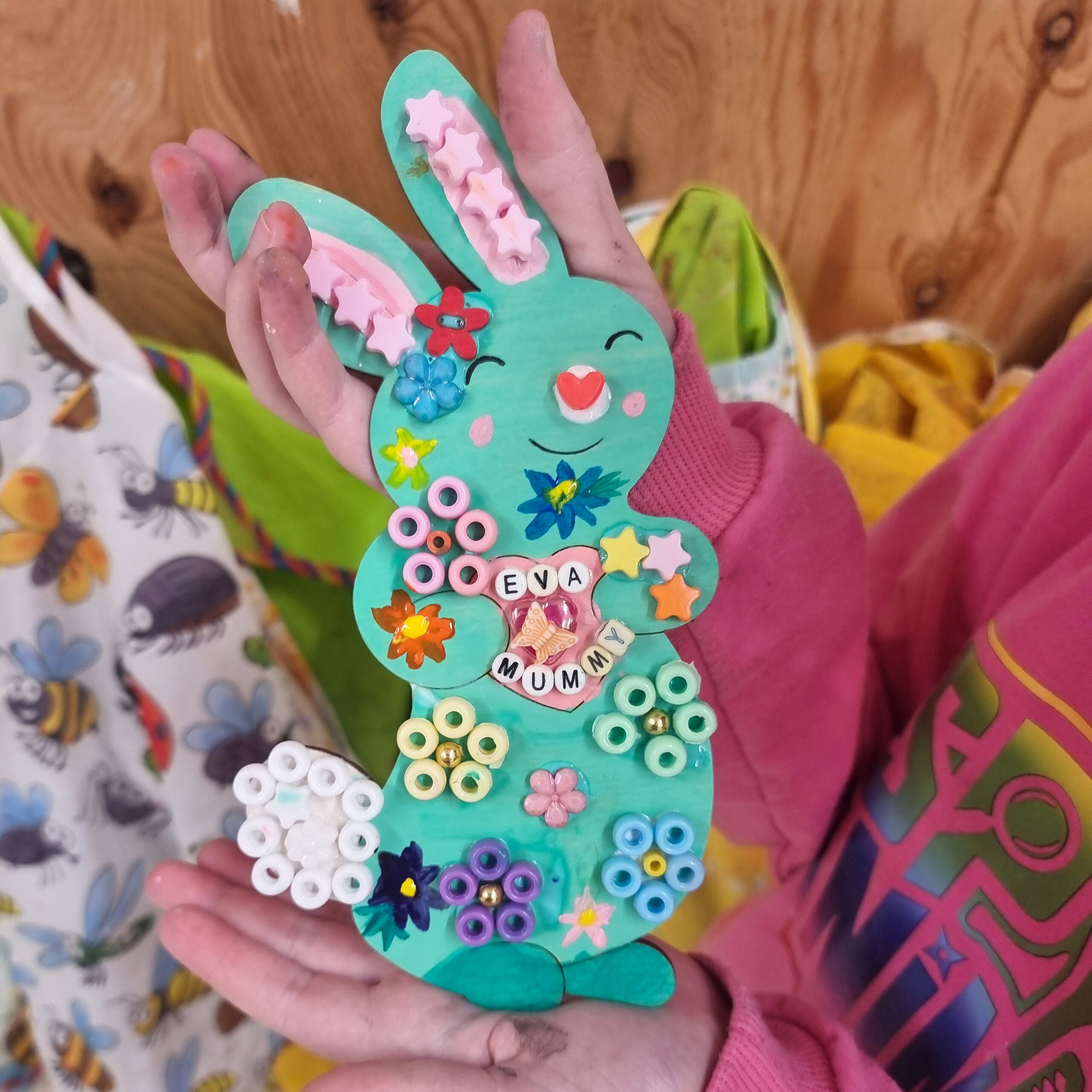 Springtime Mixed Media Mosaic | Iris & Dora