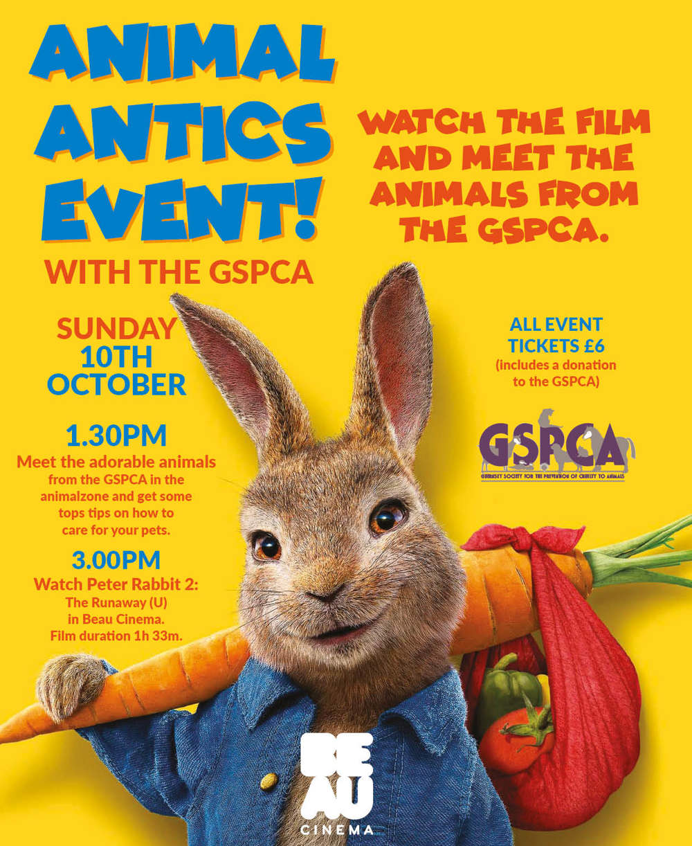 Poster for Beau Cinema: Peter Rabbit 2: The Runaway