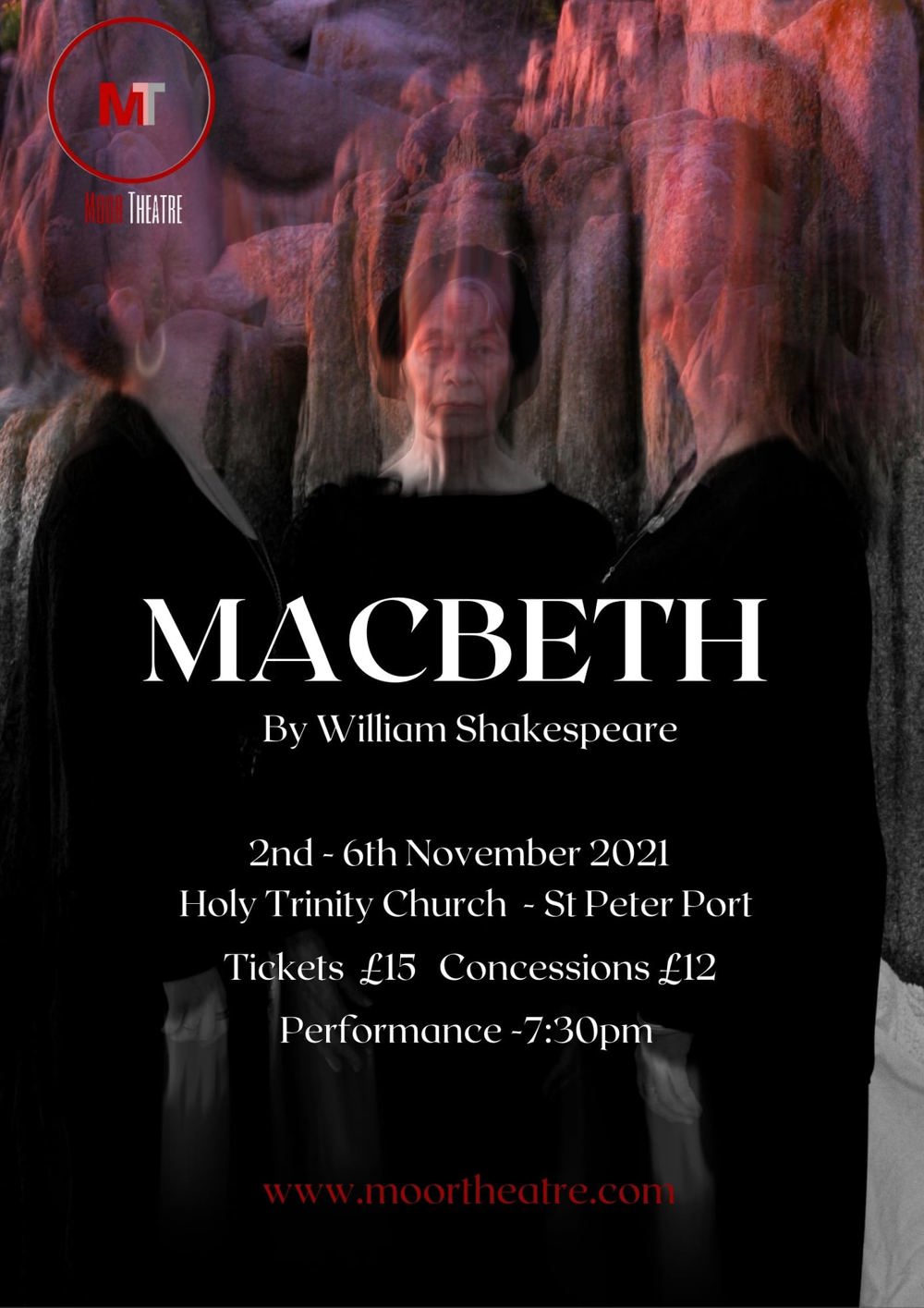 Poster for Moor Theatre presents Macbeth