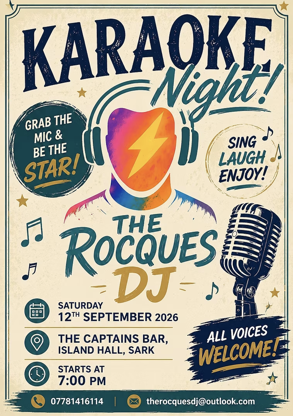 Poster for Karaoke Rocques DJ