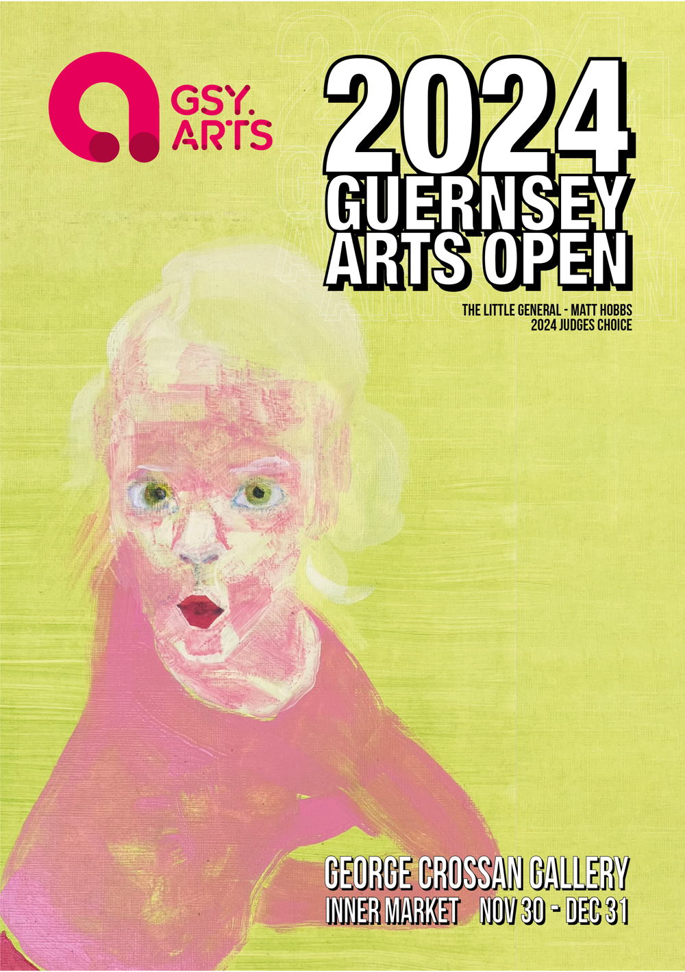 Poster for 2024 Guernsey Arts Open